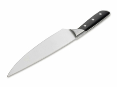 Uma faca da marca böker, com lâmina de 20cm de aço inox. 