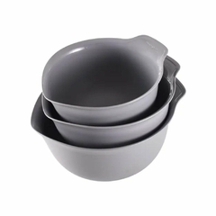 Conjunto Bowls Para Preparação 3 peças Cinza KitchenAid