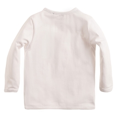 Camiseta Manga Longa Little Branco 44 cm Noppies na internet