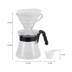 Kit V60 P/ Passar Café Craft Coffee Maker C/ 40 Filtros Hario na internet