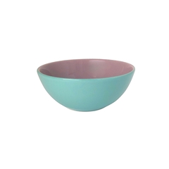 Tigela Bowl 16cm 600ml Bicolor Verde/Roxo Oxford Porcelanas