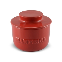 Manteigueira Francesa De Cerâmica 250 gr Ceraflame Gourmet Vermelho - comprar online