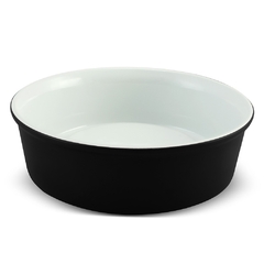 Forma De Cerâmica P/ Bolo Piscina 23cm 1400ml Ceraflame Gourmet Preto