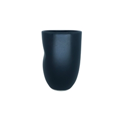 Copo De Cerâmica Unni Preto Oxford Porcelanas