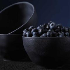 Bowl De Cerâmica Orgânico Stoneware Preto Matte 558Ml Porto Brasil - comprar online