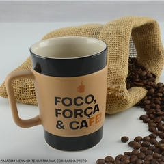 Caneca De Cerâmica 70ml Coffee To Go Ceraflame Gourmet FOCO, FORÇA E CAFÉ - comprar online