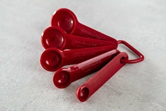 Conjunto 5 Colheres Medidoras Vermelho KitchenAid - comprar online