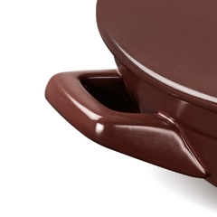 Frigideira De Cerâmica Ceraflame 28cm 2000ml Duo+ Chocolate - comprar online
