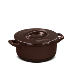 Panela De Cerâmica Ceraflame Duo+ 22cm 3200ml Chocolate