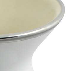 Cuia De Cerâmica Lisa Ceraflame Gourmet 300ml Branco - comprar online