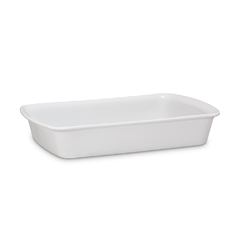 Travessa Assadeira Retangular 31x20x5,5cm 1700ml Branco Ceraflame Gourmet