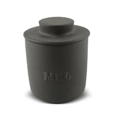 Pote De Mel/Meleira De Cerâmica 350 gr Ceraflame Gourmet Grafite Opaco - comprar online