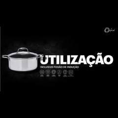 Imagem do Panela Em Aço Inox 24cm 4,7 Litros CookingPro Hive Oxford