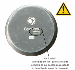 Tampa De Cerâmica 14cm Para Caçarola Martelada+ Cobre Ceraflame - comprar online
