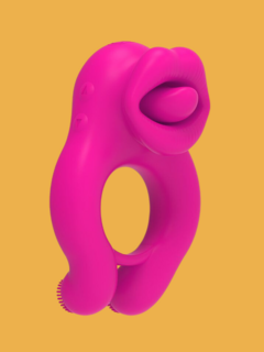 Vibrador Peniano com Estimulador de Clitoris