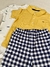 Trio com short Carters - Polo amarelo - comprar online