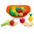 Imagen de Set Chop Chop De 14 Frutas y Verduras Reutilizables con Canasta + Tabla y Cuchillo para cortar de Juguete