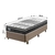 Cama Box Solteirão Linho Marrom 96x203 com Colchão GranSleep Molas Verticoil Ecoflex - comprar online