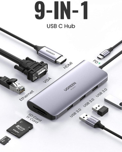 Adaptador Ugreen 9 en 1 USB C - comprar online