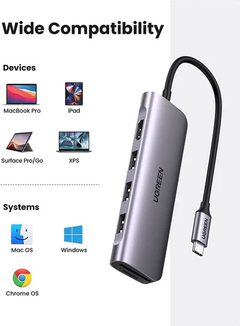 Adaptador 6 en 1 USB C Ugreen - tienda online