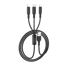 Cable USB to Lightning Micro-USB Type-C X25 - comprar online