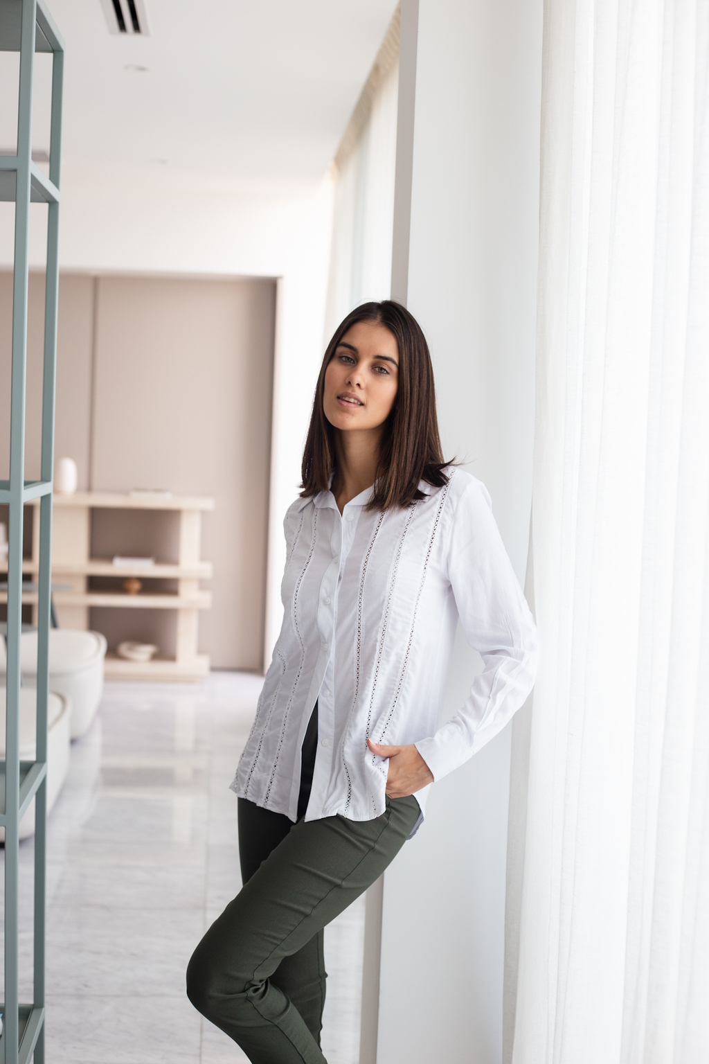 Camisa Fibrana Vainilla Comprar en Odas Moda