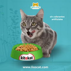 ¡Kitekat Adulto, el alimento premium diseñado específicamente para satisfacer las necesidades nutricionales de tu gato! Con ingredientes seleccionados cuidadosamente, garantizamos una alimentación balanceada y deliciosa para tu felino. 