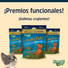 Wholly Fish Digestive Health 85gr - Premios para Gato | Emerald Pet - Lio's Cat - Tienda Exclusiva para Gatos en México