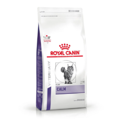 Empaque de Royal Canin Calm Feline, alimento especializado para reducir el estrés y la ansiedad en gatos.