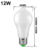 Lâmpada led com sensor 12w 15w - loja online