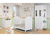 Quarto Completo Infantil Moveis Peroba Luna Berço 2x1 MDF