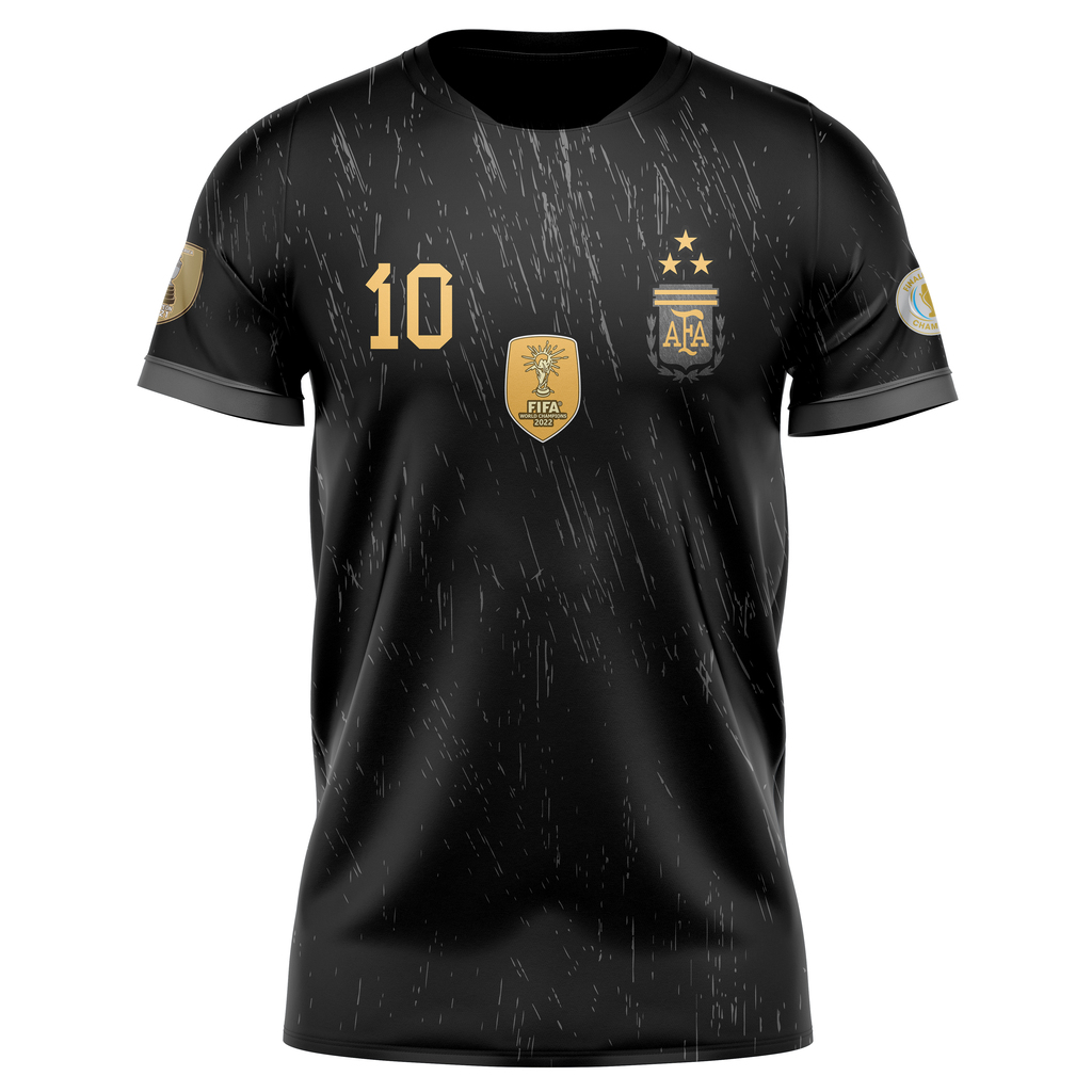 Camiseta de Argentina Negra 2022 Comprar en India