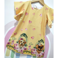 Vestido Trapézio Love Dog - loja online