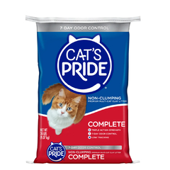 Arena para Gatos Cat's Pride Complete No aglutinante, Elimina olores de múltiples gatos 20 lb