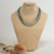 Collar Choker de Plata y Piedras Naturales - comprar online