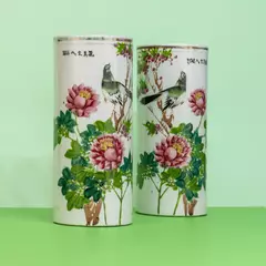 Par de vasos | Porcelana - comprar online