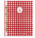 Caderno Colegial Argolado – Folhas Brancas Com Pauta - Cherry Lovers - Papelaria Artipel