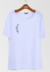 Camiseta Gola Canoa Pena - Branca