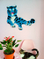 Tigresa azul (tapete de parede)