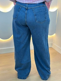 Calça Wide Leg Jeans Médio na internet