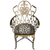 Cadeira Floral Em Alumínio Fundido - Cód 1710