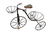 Bicicleta com Porta Vaso em Madeira e Ferro - Cód 765