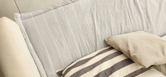 Pillow gris perla liso / Off white (150x65) en internet