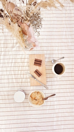 Imagen de Mantel Tusor Premium Chocolate con Leche