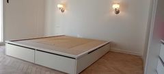 Cama Box 1.40 ancho x 1.90 o 2.00 de largo (2 plazas)