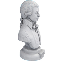 Busto Estátua Wolfgang Amadeus Mozart na internet