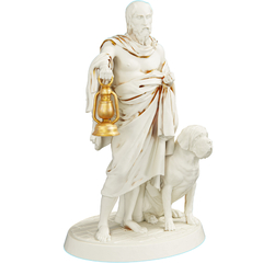 Estátua Diógenes de Sinope O Cínico - Filósofo Grego - comprar online