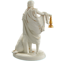 Estátua Diógenes de Sinope O Cínico - Filósofo Grego - Renascença