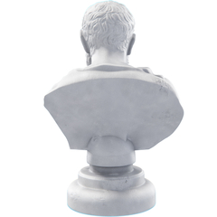 Estátua Busto Zenão de Cítio - Filósofo Estoicismo - loja online