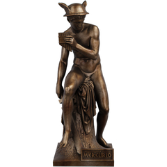 Estátua Mercúrio Mitologia Romana Estatueta na internet